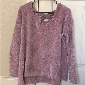 Velvet Long Sleeve Sweater